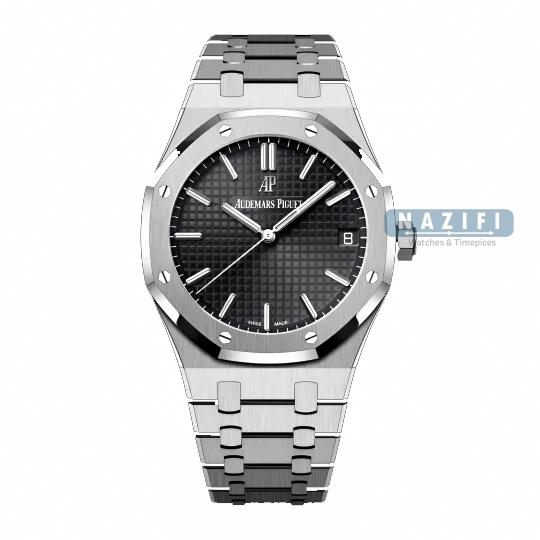 ساعت ای پی رویال اوک مشکی مدل  Ap Royal Oak black dial FW0058