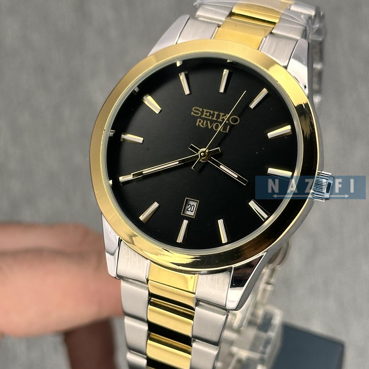 ساعت مچی مردانه سیکو با قیمت اقتصادی صفحه مشکی