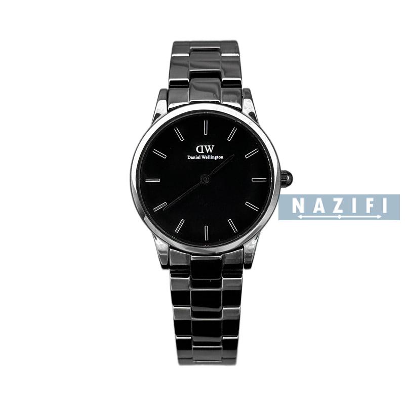 خرید قسطی | ساعت زنانه صفحه رنگ سرامیکی دنیل ویلینگتون جیوه ای DW-k28z6601