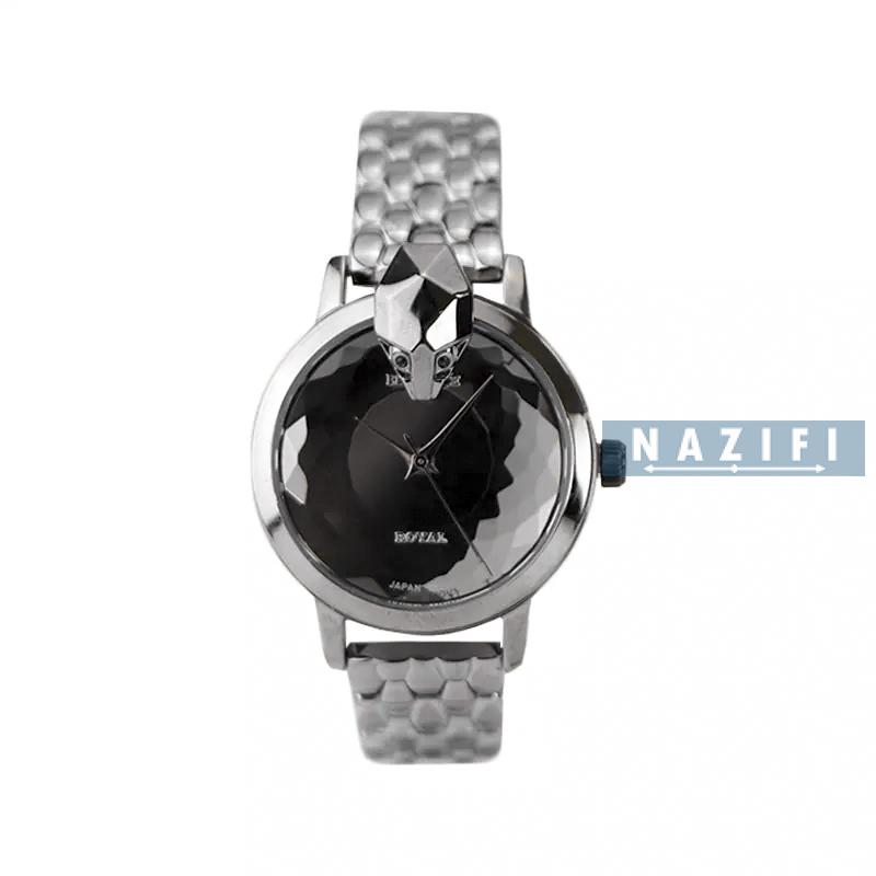 خرید قسطی | ساعت زنانه الگانس استیل دودی طرح مار ER 2204/1