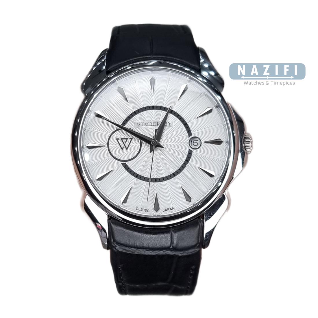 خرید قسطی|ساعت مچی مردانه ویمبرلی اورجینال بند چرم  WB-CL232G-A