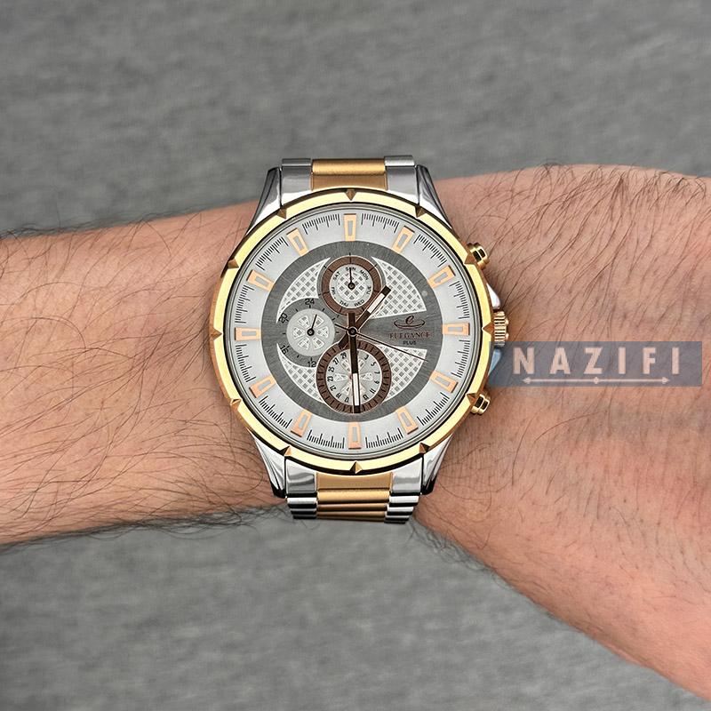 خرید قسطی | ساعت مچی مردانه الگانس سه موتور فعال فول تایم EP0576G