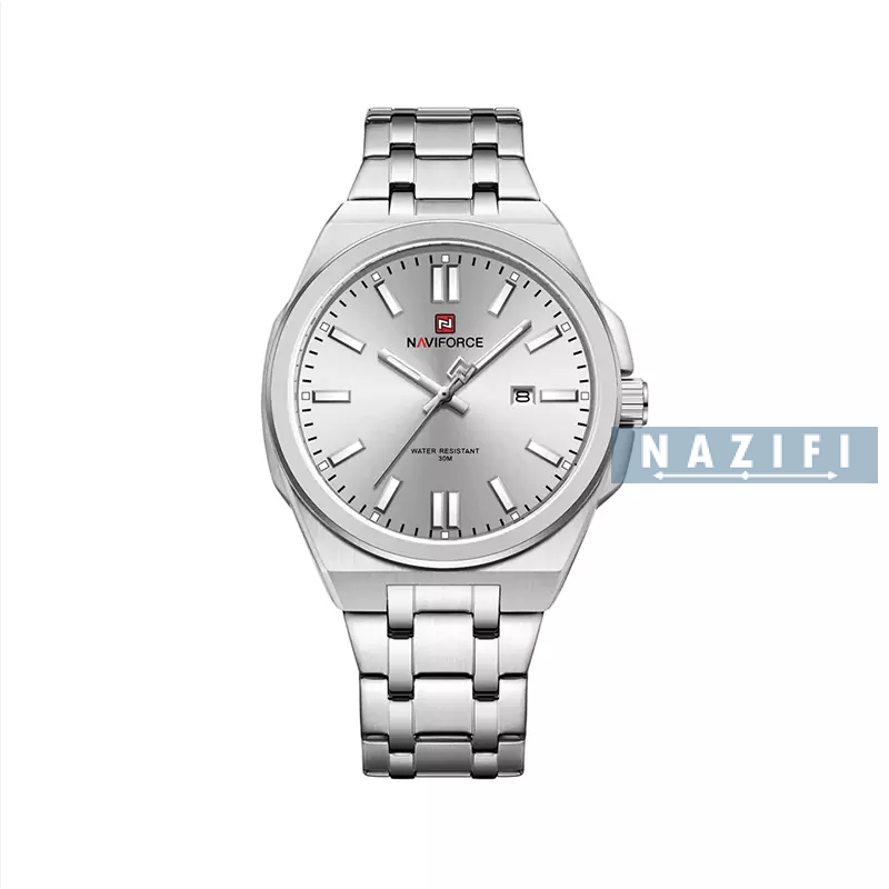 خرید قسطی|ساعت مردانه نیوی فورس کلاسیک تمام استیل 9226/2