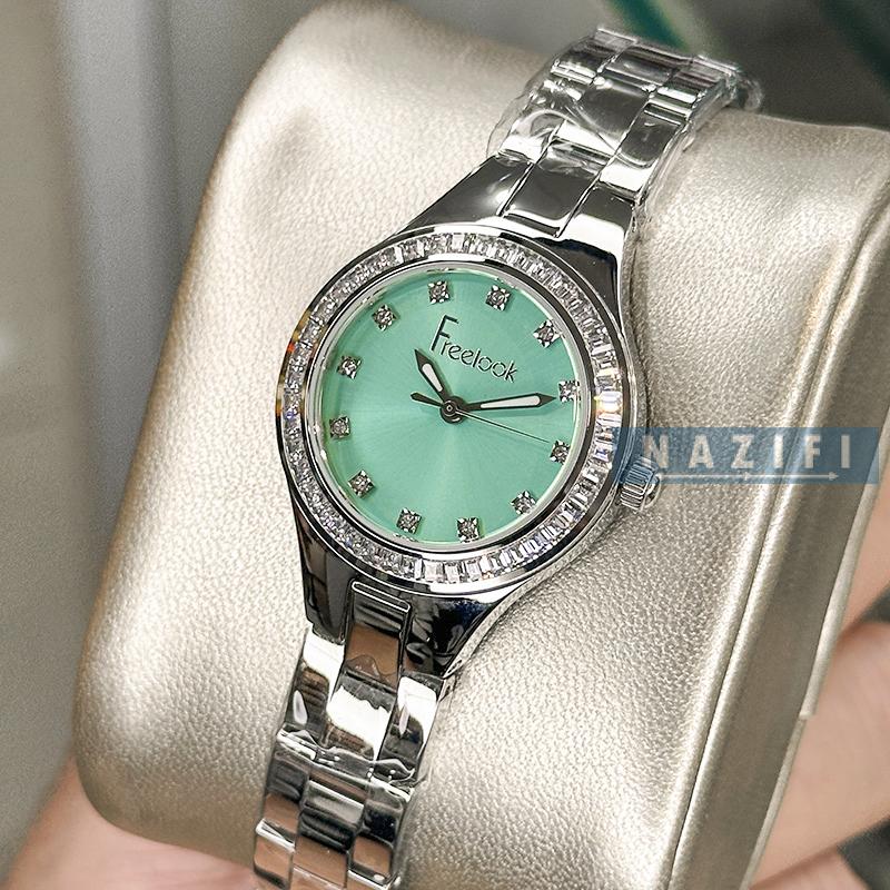 خرید قسطی | ست دستبند و ساعت زنانه فری لوک آبی تیفانی FL.10493/2