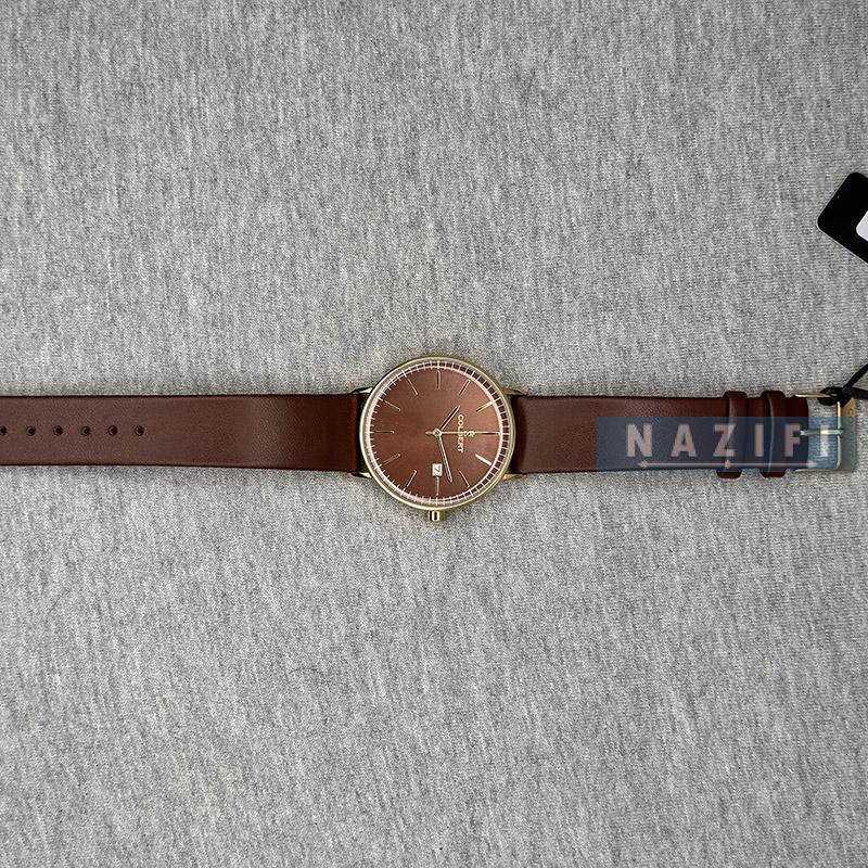 خرید قسطی | ساعت مردانه بند چرم کلبرت اورجینال CL-0143G