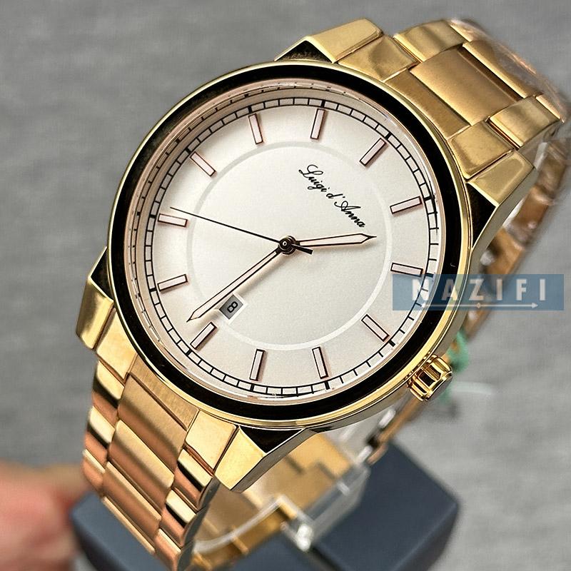 خرید قسطی | ساعت مردانه کلاسیک شوکولاتی(رزگلد) ال دی ای اورجینال Lda KG2278