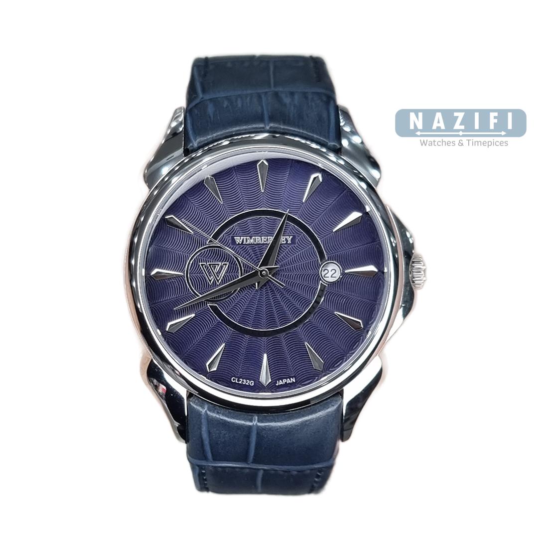 خرید قسطی|ساعت مچی مردانه ویمبرلی اورجینال بتد چرم  WB-CL232G-C