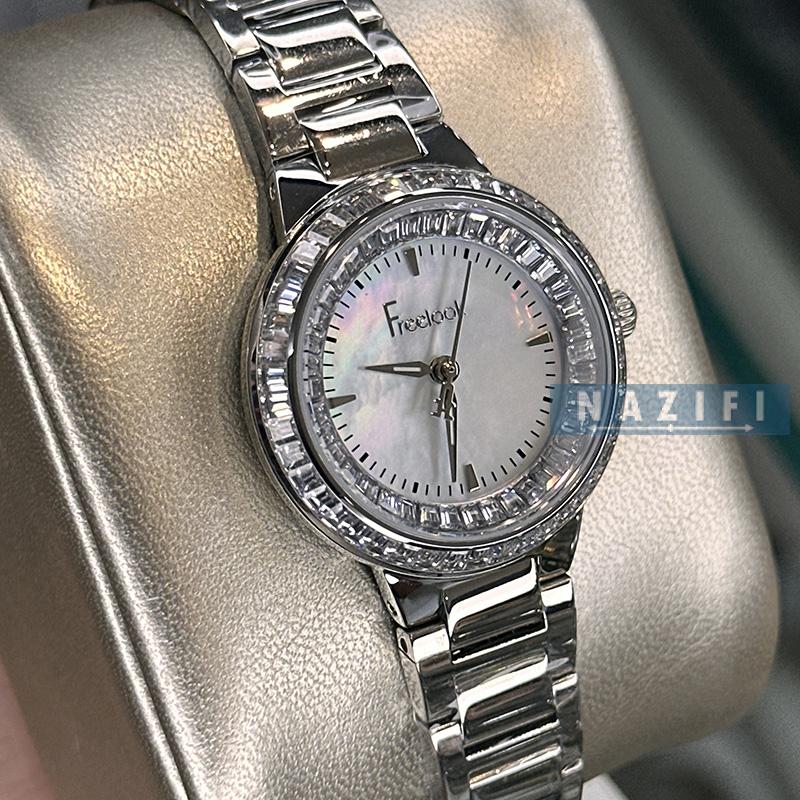 خرید قسطی |ساعت زنانه فری لوک اورجینال صفحه صدفی FL.1.10487/1