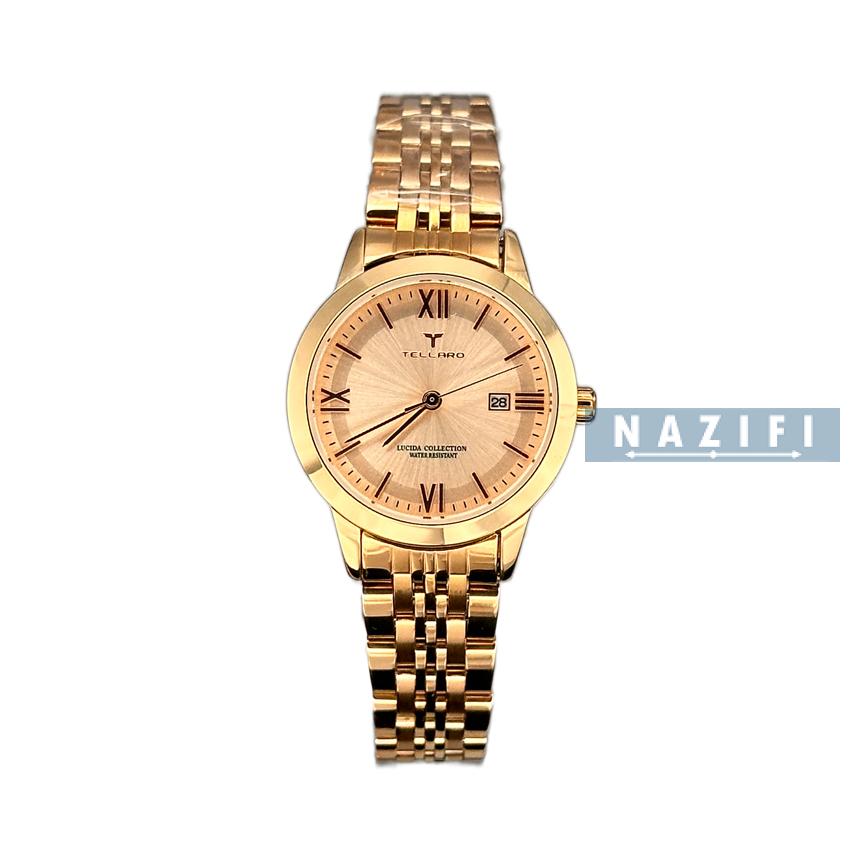 خرید قسطی | ساعت زنانه کلاسیک تلارو اورجینال رزگلد Tellaro T3051L