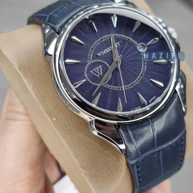 خرید قسطی|ساعت مچی مردانه ویمبرلی اورجینال بتد چرم  WB-CL232G-C
