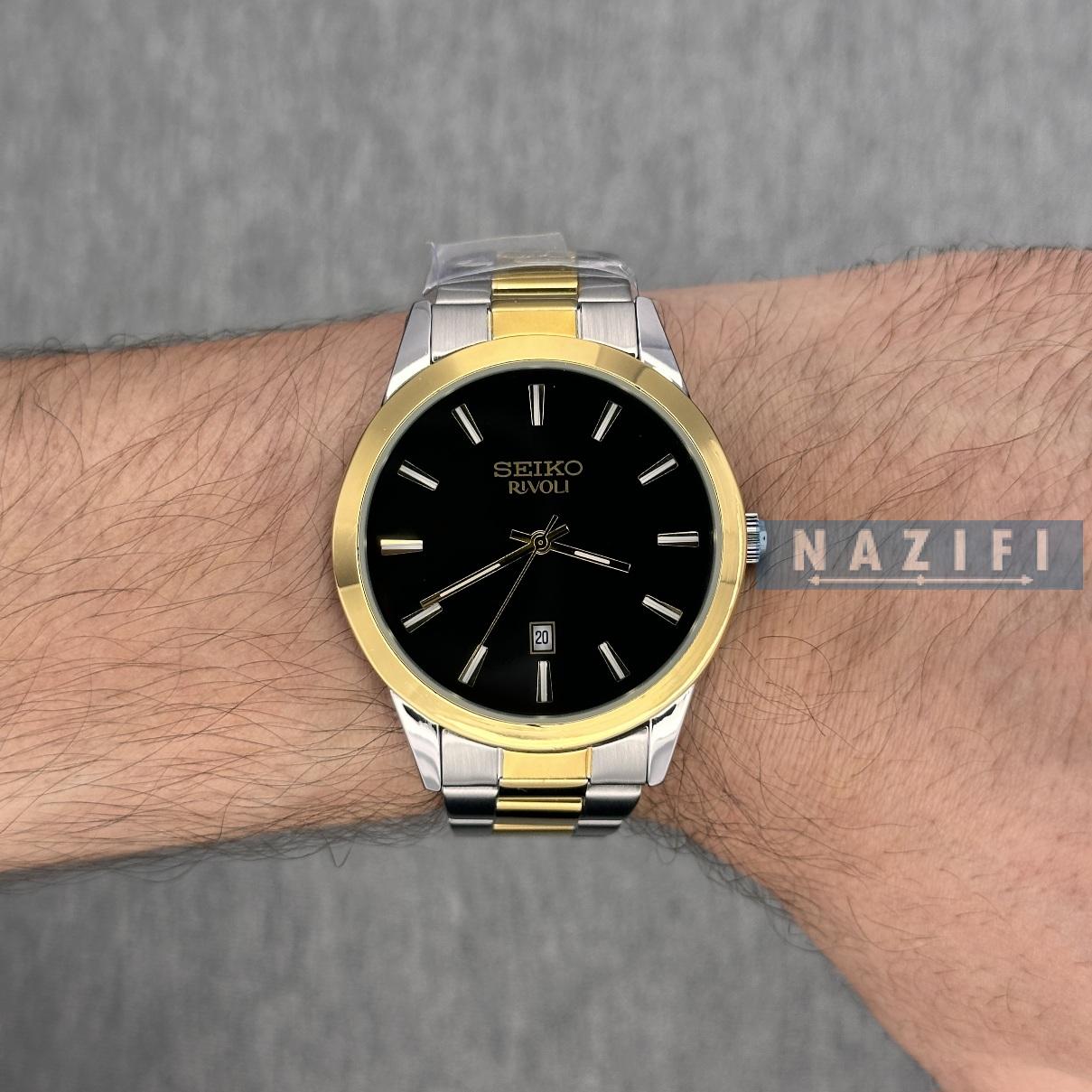 ساعت مچی مردانه سیکو با قیمت اقتصادی صفحه مشکی