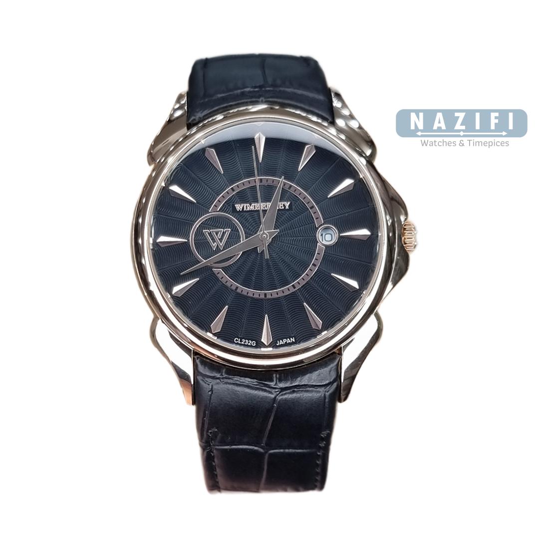 خرید قسطی|ساعت مچی مردانه ویمبرلی اورجینال بتد چرم  WB-CL232G-R