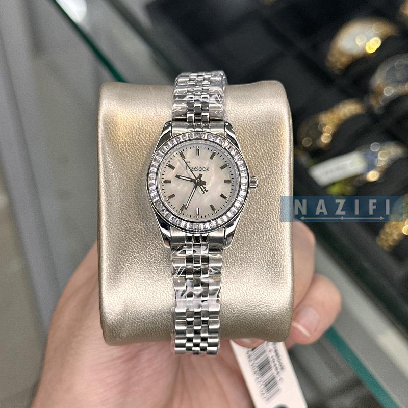 خرید قسطی |ساعت زنانه فری لوک اورجینال نقره ای صفحه صدفی FL.1.10484/1