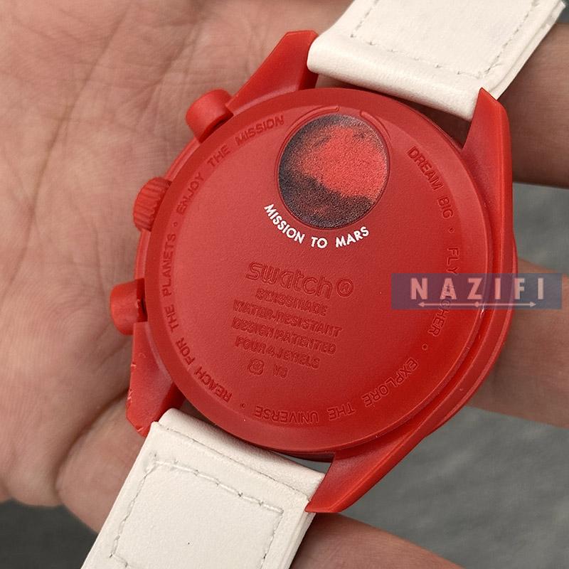 خرید قسطی | ساعت مچی اسپرت امگا مون سواچ 3 موتور کرنوگراف (مریخ) 