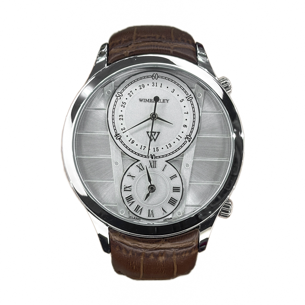 خرید قسطی|ساعت مچی مردانه ویمبرلی اورجینال بند چرم مدل WB-CL430G-I