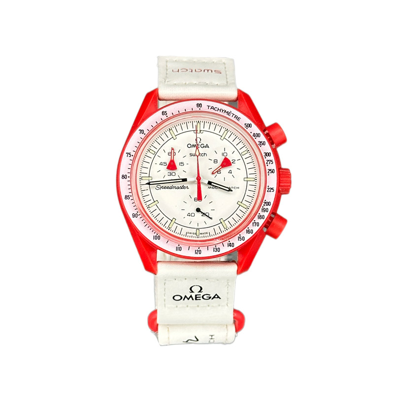 خرید قسطی | ساعت مچی اسپرت امگا مون سواچ 3 موتور کرنوگراف (مریخ) 