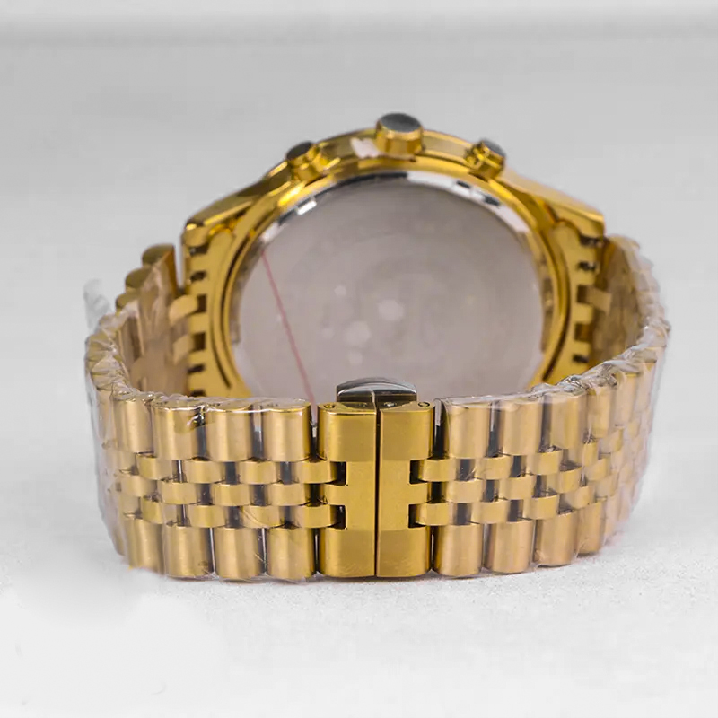 خرید قسطی | ساعت مچی مردانه الگانس طرح سه موتوره  صفحه سبز G 9766/3