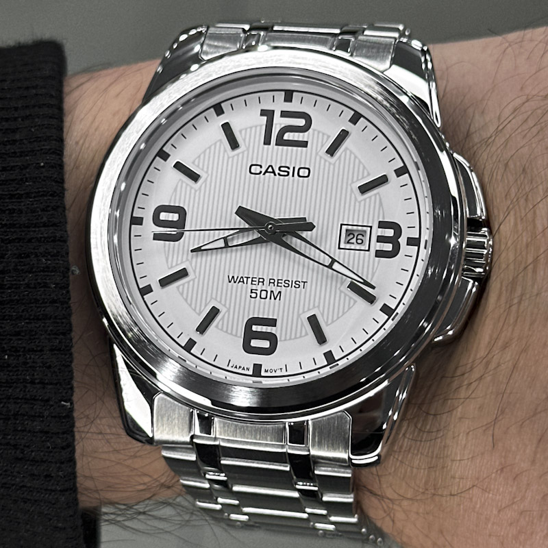 ساعت مچی مردانه کاسیو کلاسیک مدل MTP-1239D-2ADF-copy