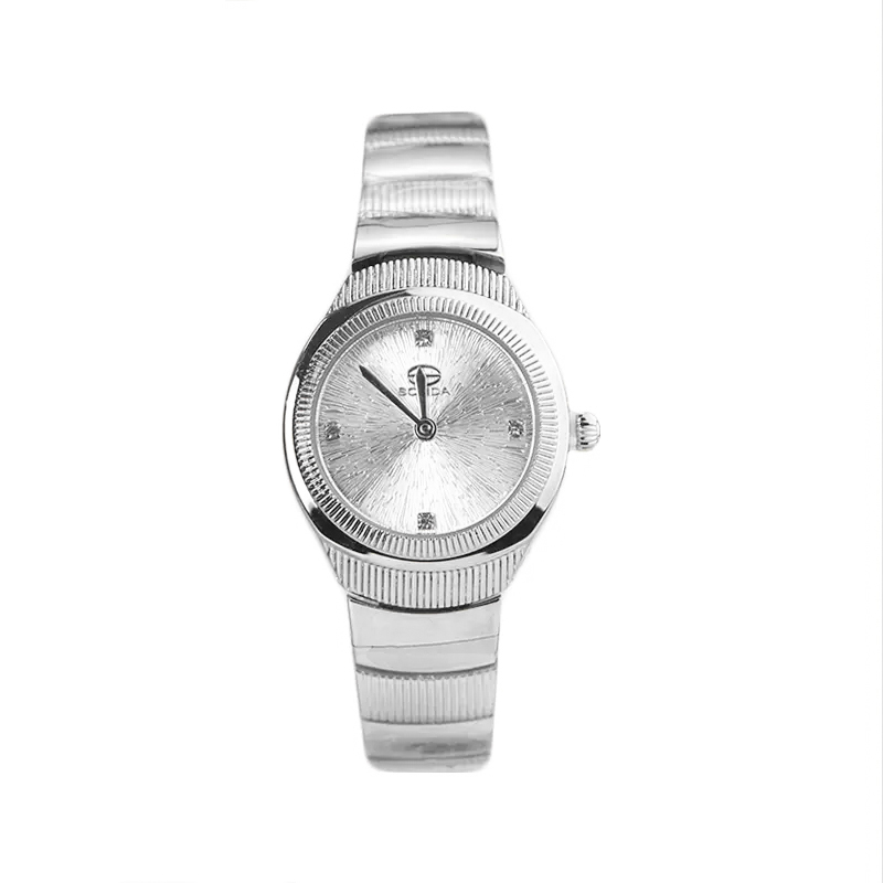 خرید قسطی | ساعت زنانه سولیدا اورجینال استیل نقره ای 5126/1