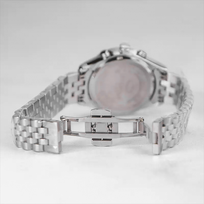 خرید قسطی | ساعت مچی زنانه الگانس طرح سه موتوره صفحه مشکی L 1319/4