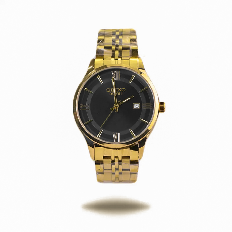 خرید قسطی| ساعت مچی مردانه سیکو  صفحه مشکی مردانه OS 9/31