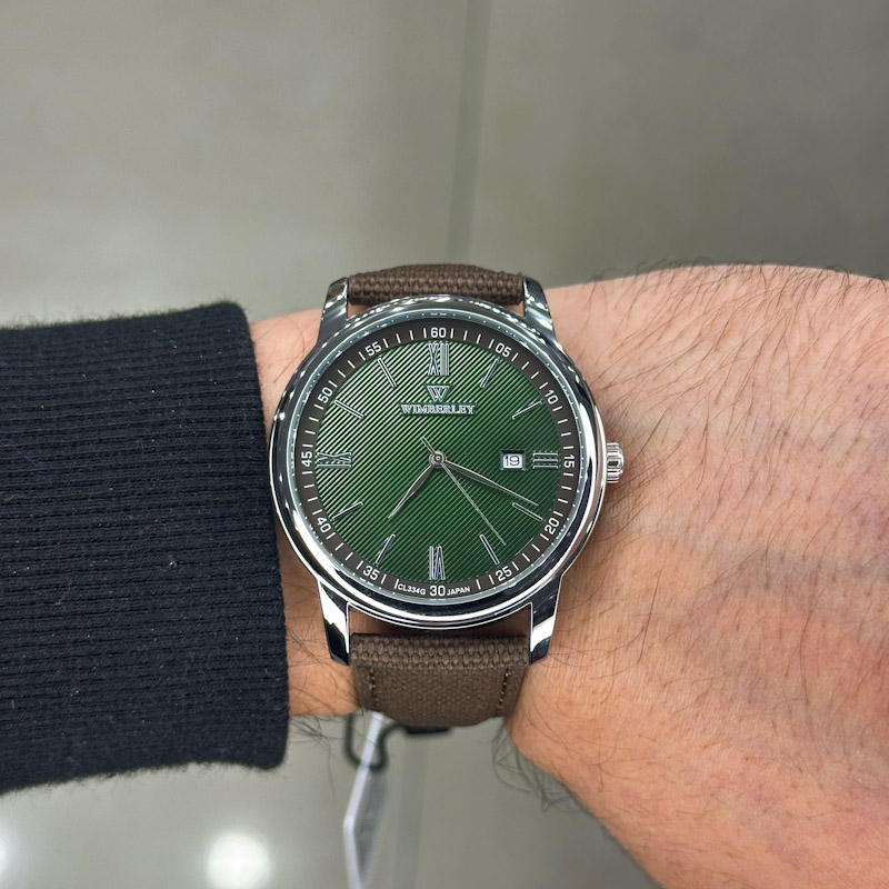 خرید قسطی|ساعت مچی مردانه ویمبرلی اورجینال بند چرم WB-CL434G-U