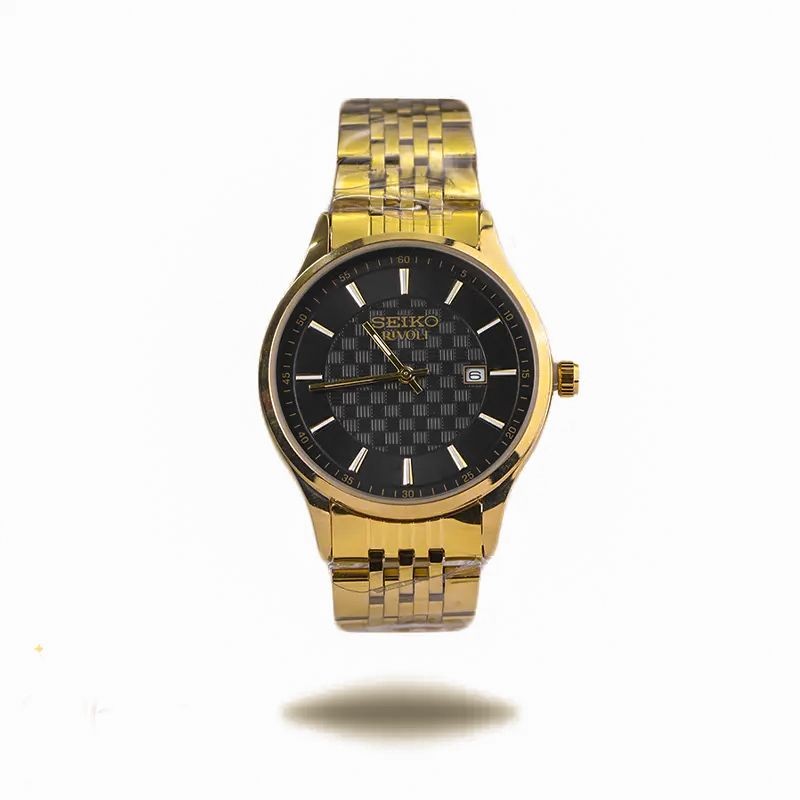 خرید قسطی| ساعت مچی مردانه سیکو صفحه مشکی سیکو مردانه OS 9/34