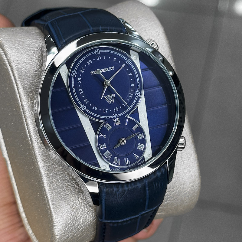 خرید قسطی|ساعت مچی مردانه ویمبرلی اورجینال بند چرم WB-CL430G-D