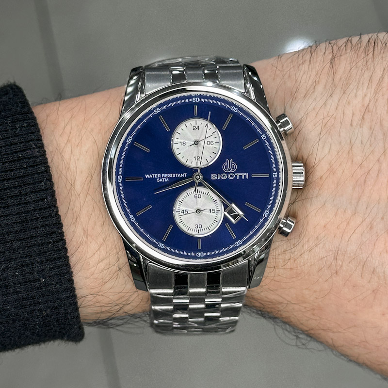 خرید قسطی|ساعت مچی مردانه بیگوتی کلاسیک کرنوگراف BG.1.10580/3