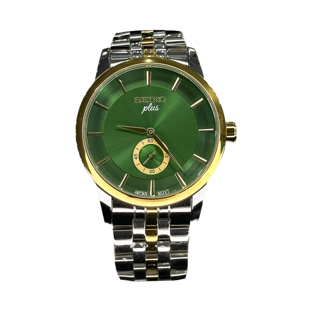 خرید قسطی| ساعت مچی مردانه سیکو کلاسیک صفحه سبز زیرثانیه دار Os90/46