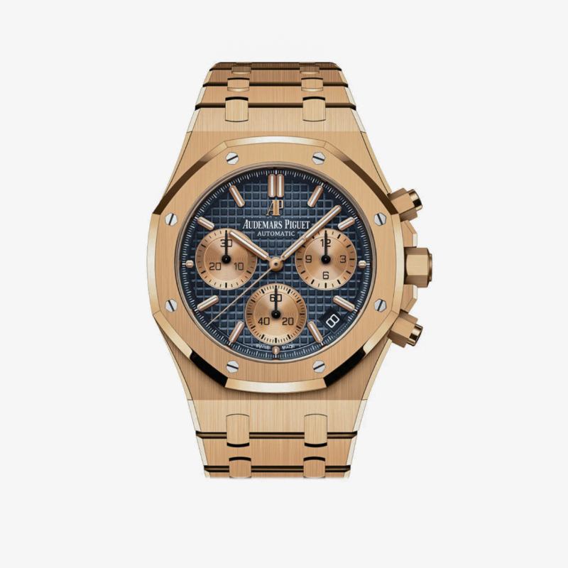 ساعت ای پی رویال اوک سه موتوره کرنوگراف  Ap Royal Oak Rosechrono FW0058