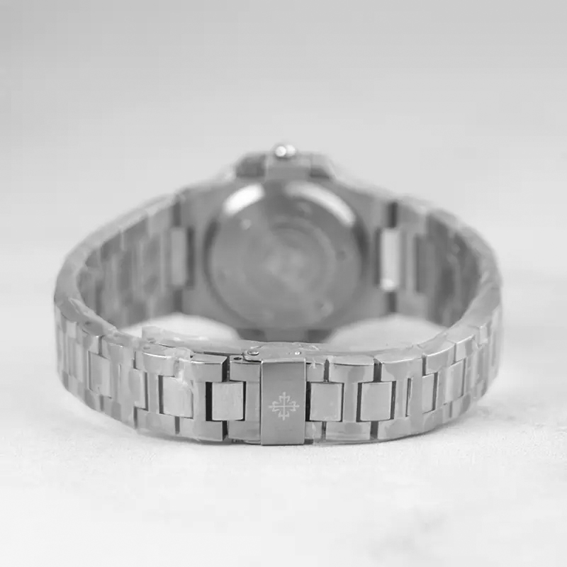 ساعت مچی زنانه پتک فیلیپ ناتیلوس استیل صفحه سرمه ای 3A047lb