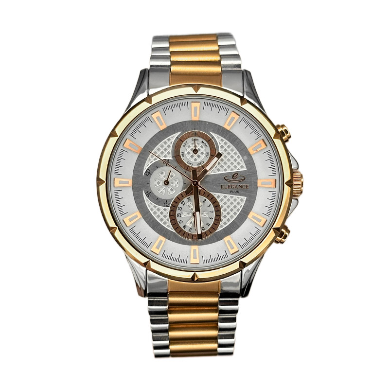 خرید قسطی | ساعت مچی مردانه الگانس سه موتور فعال فول تایم EP0576G