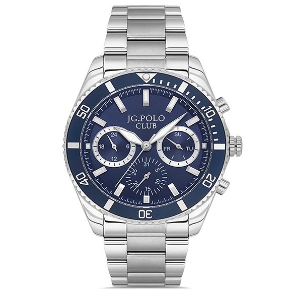 خرید قسطی | ساعت مچی مردانه جی جی پولو کلاب آمریکا فول تایم JPC.S02629D/2