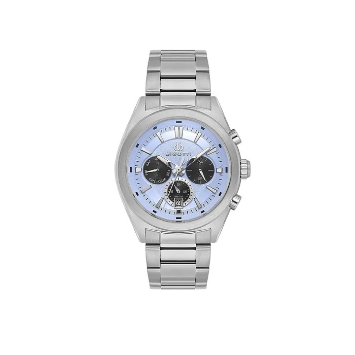 خرید قسطی|ساعت مچی مردانه بیگوتی کرنوگراف صفحه یاسی BG.1.10631-6