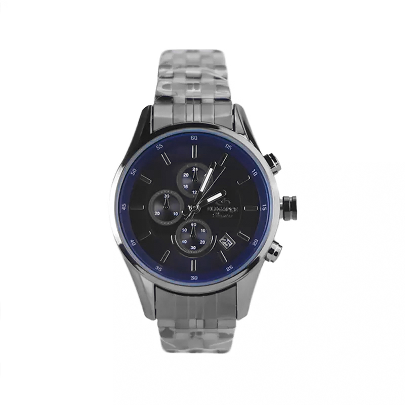 خرید قسطی | ساعت مچی زنانه الگانس طرح سه موتوره دودی جیوه ای  L 1306/4