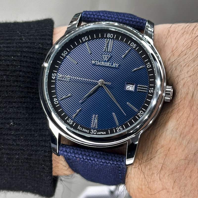 خرید قسطی|ساعت مچی مردانه ویمبرلی اورجینال بند چرم WB-CL434G-D