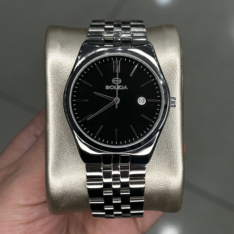 خرید قسطی | ساعت مچی مردانه سولیدا استیل نقره ای 2140