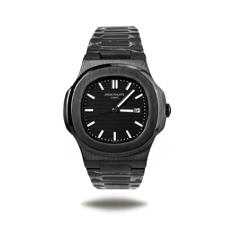 ساعت مچی مردانه پتک فیلیپ ناتیلوس تمام مشکی 3A047bl