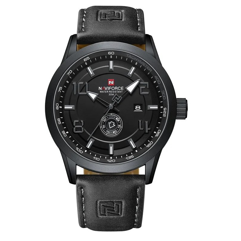 خرید ساعت نیوی فورس بند چرم 9229/1| خرید قسطی با اسنپ پی در چهار قسط