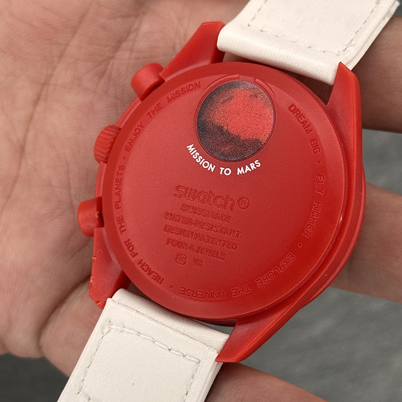 خرید قسطی | ساعت مچی اسپرت امگا مون سواچ 3 موتور کرنوگراف (مریخ) 