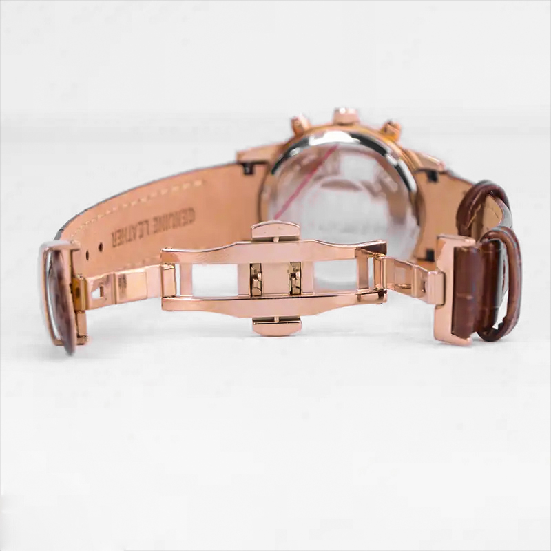 خرید قسطی| ساعت مچی زنانه سیکو  چرم قاب رزگلد کرنوگراف L9233/12