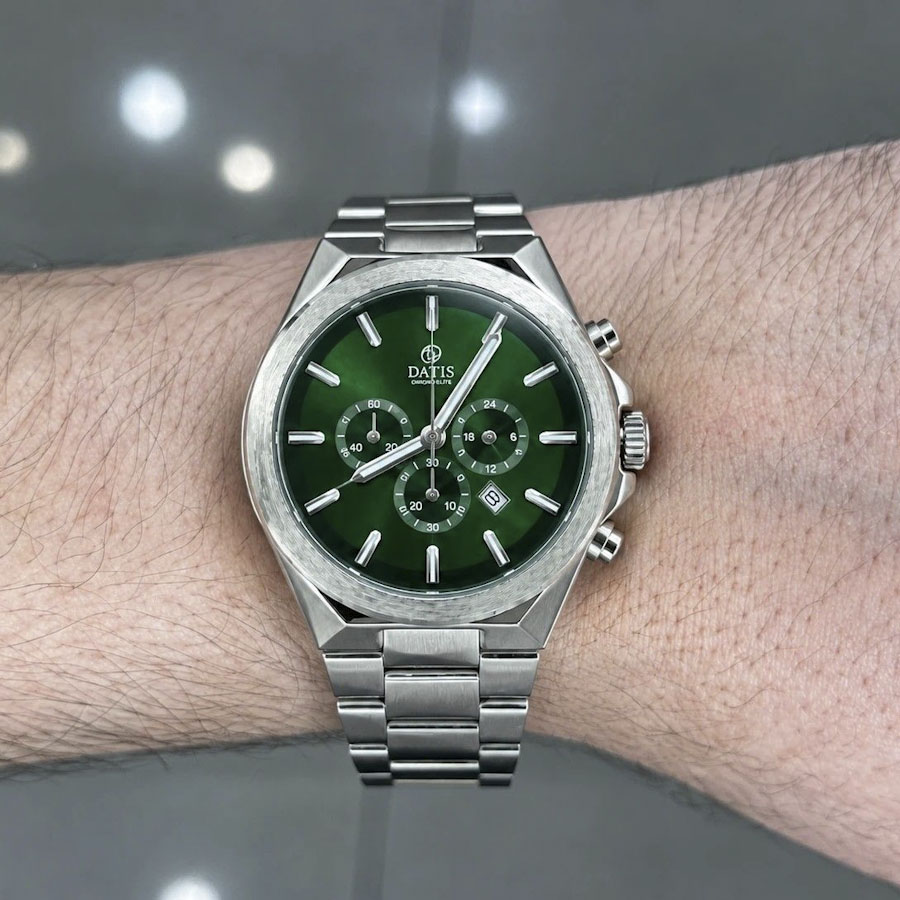ساعت مچی مردانه داتیس اورجینال کرنوگراف صفجه سبز D9310G-5