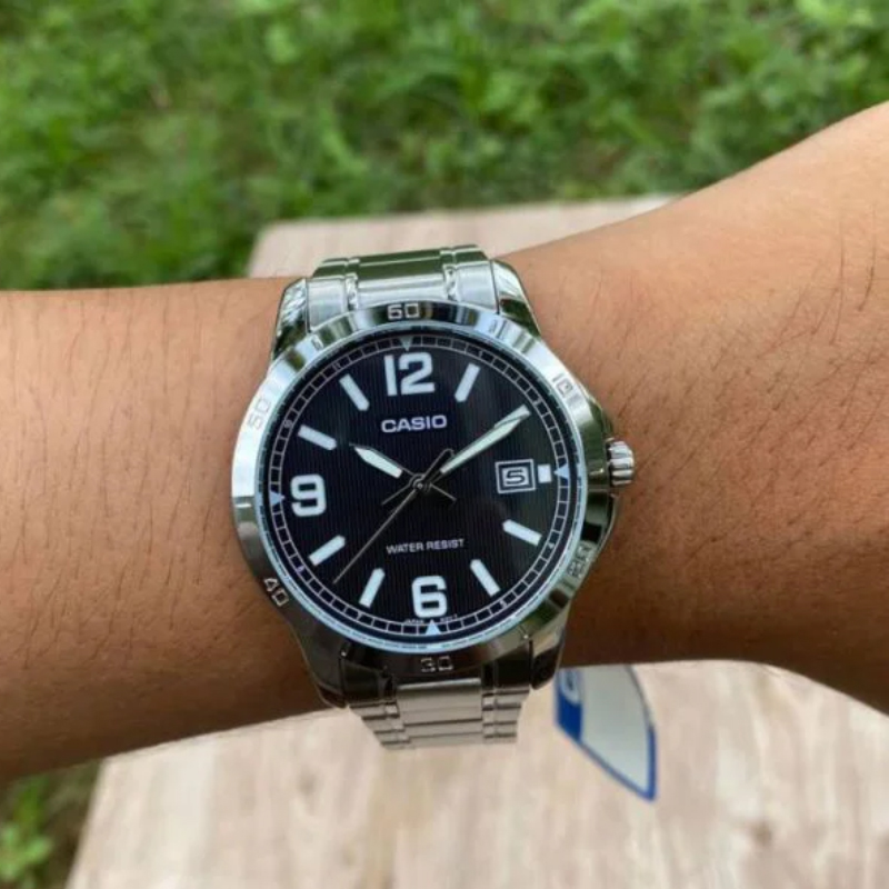 ساعت عقربه ای مردانه کاسیو مدل MTP-V004D-1B2UDF