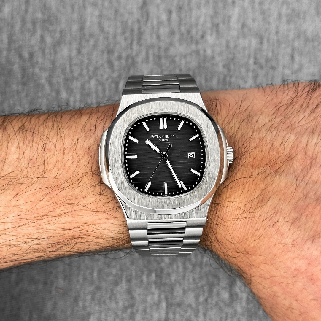 ساعت مچی مردانه پتک فیلیپ ناتیلوس استیل صفحه مشکی 3A047bSl